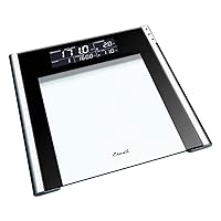 Escali Track and Target Digital Bathroom Body Scale with Weight Goal Progress Tracking, 400-lb Capacity