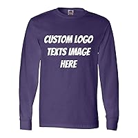 INK STITCH Unisex 4930R Custom Design Your Own Printing Long Sleeve Cotton Long Sleeve T Shirts