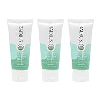 USDA Organic Toothpaste Travel Trial Size 0.8 oz Non Toxic Chemical-Free Gluten-Free Designed to Improve Gum Health & Prevent Cavity - Mint Aloe Neem - Pack of 3