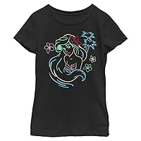 Disney Girl's Ariel Lights T-Shirt