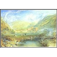 Paint by Numbers for Adult Kits Rivaulx Abbey Yorkshire Painting by Joseph Mallord William Turner DIY Painting Paint by Numbers Kits On Canvas
