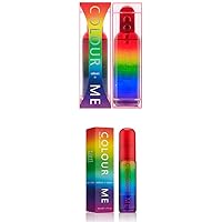 COLOUR ME Colours Fragrance Set by Milton-Lloyd - EDP Spray Perfumes for Women - Fresh and Fruity Scent - Notes of Bergamot, Peach, Patchouli, and Vanilla Notes - For Seductive Ladies - 2 pc