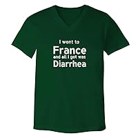 I Went To France And All I Got Was Diarrhea - Adult Bella + Canvas 3005 Men's V-Neck T-Shirt