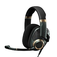 EPOS H6Pro - Open Acoustic Gaming Headset with Mic - Lightweight Headband - Comfortable & Durable Design - Xbox Headset - PS4 Headset - PS5 Headset - PC/Windows Headset - Gaming Accessories (Green)