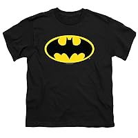 Batman Classic Logo Youth Kids Boys & Girls T Shirt & Stickers