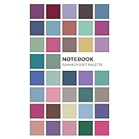 Notebook summer soft color palette: Ideal for a special person who likes style, fashion, trends and is interested in beauty and colour types analysis.