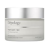 Triple Lipid+Q10 Facial Moisturizer | Daily Face Cream with Ceramides and Niacinamide for All Skin Types | Hydrating Face Moisturizer Targets Signs of Skin Stress | 1.69 fl oz
