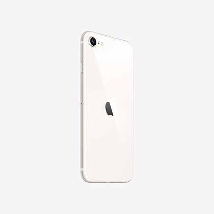 Apple 2022 iPhone SE (128 GB, Starlight) [Locked] + Carrier Subscription