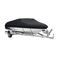 Good Boat Cover Kit Heavy Duty Trailer Marine Covers 24-28Ft Winter Snow Sunshade 210D Boat Accessories Yacht Boat Cover Boat Kit