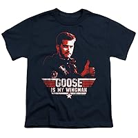 Top Gun Kids T-Shirt Goose is My Wingman Navy Tee