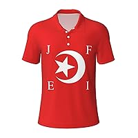 Nation of Islam Flag Men’s Polo Shirts Casual Tshirt for Men