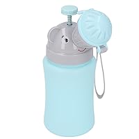 Portable Potty Emergency Urinal Toilet for Travel and Camping Child Kid Toddler Pee Training Cup (Blue for Boy)