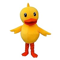 Cute Yellow Duck Mascot Costume Adult Halloween Costume