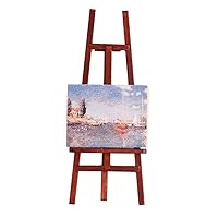 1:12 Dollhouse Furniture Miniature Wooden Easel Oil Painting Model Mini Doll Accessories