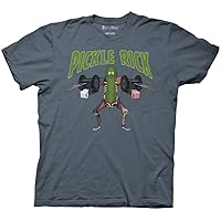 Ripple Junction Rick and Morty Adult Unisex EXO Suit Pickle Rick Light Weight 100% Cotton Crew T-Shirt SM Charcoal