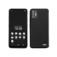 Punkt. MC02 Smartphone - Unlocked Cell Phone with Built-in VPN for Digital Security & Data Privacy Software, 4K Video & 64 MP Camera, 5G & 4G LTE, 128GB, WiFi, Bluetooth - Black