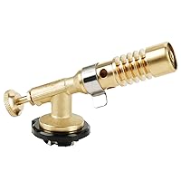 Gas Torch,Flame Tools, BBQ Flame Tools, Cooking Torch, Camping Gas Torch, Professional Portable Brass Kitchen Cooking Gas Butane Culinary Torch Welding BBQ Flame Tool, flame tools gas torch bbq f