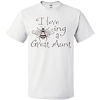 inktastic I Love Bee-ing a Great Aunt T-Shirt