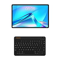 Tablet Computer, TeclastT40 Plus 10.4 Inch Android 11 Tablet 2000×1200 IPS 8GB RAM 128GB ROM Dual 4G Network and Ac Dual-Band WiFi Bluetooth 5.0 (Tablet with Bluetooth Keyboard)