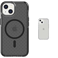 tech21 iPhone 14 Evo Check Compatible with MagSafe® – Shock-Absorbing & Slim Protective Phone Case & iPhone 14 Evo Clear – Scratch-Resistant, Shock-Absorbing Clear Phone Case