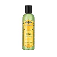 Naturals Massage Oil Coconut Pineapple - 2 fl oz- Sore Muscle Massage Oil for Body - Natural Therapy Oil - Warming, Relaxing, Joint & Muscles - Sensual Massage for Couples, Women, Men