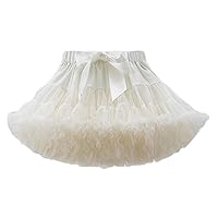 Girls A Line Tutu Petticoat Cute Puffy Princess Tutus Soft Elastic Waist Tulle Skirts Chiffon Pettiskirts