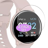 3枚 VacFun ガラスフィルム ， iTouch Sport 3 スマートウォッチ smartwatch 向けの 強化ガラス フィルム 保護フィルム 保護ガラス ガラス スマートウォッチ と互換性のある 液晶保護フィルム 腕時計（非 ケース カバー ）