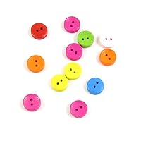 Price per 10 Pieces Sewing Sew On Buttons AD1 Mixed Round for clothes in bulk wood Supplies Handmade