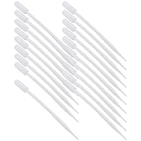 Othmro 100Pcs 10ml Disposable Plastic Transfer Pipettes,Calibrated Dropper Clear Pipettes Liquid Dropper Suitable for Ear Eye Essential Oils Makeup, Science Laboratory, DIY Art 305mm Length