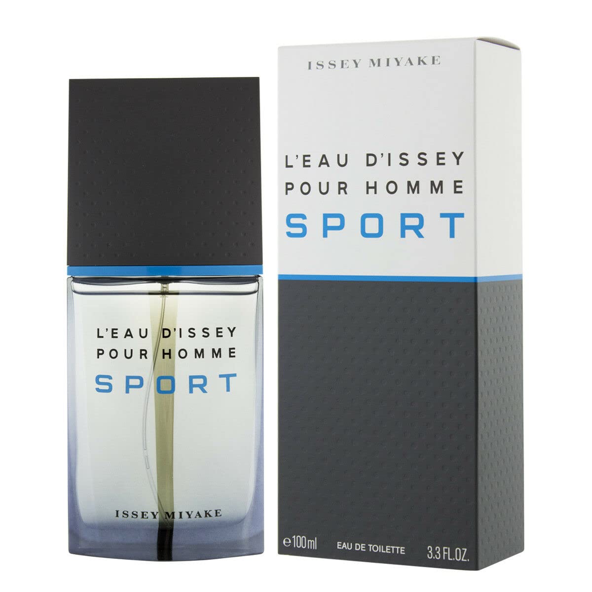 Issey Miyake Eau de Toilette Spray, L'eau D'issey Pour Homme Sport, 3.3 Ounce