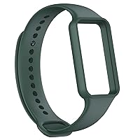 Amazfit Replacement Band for Amazfit Band 7 Fitness Tracker, Sport Band Silicone Wristbands Strap for Women Men, Green