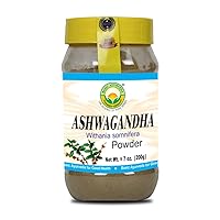 BASIC AYURVEDA Ashwagandha Root Powder | 7.05 Oz (200g) | Organic Withania Somnifera Extract | Energy Focus & Mood Support | Natural Ayurvedic Herbal Supplement