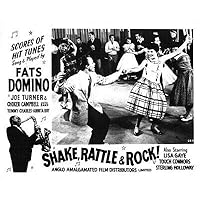 Shake Rattle & Roll Original Lobby Card Fats Domino High School Dance 1956 Movie