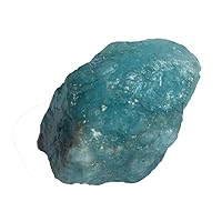 GEMHUB Genuine Sky Blue Aquamarine Gem 16.50 Ct Certified Natural Sky Blue Aquamarine, Uncut Rough Healing Crystal