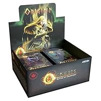 Genesis: Battle of Champions Origins Booster Display Box – 24 Booster Packs - Card Games for Adults Kids Family – 15 Cards per Pack - 24 Packs per Booster Box