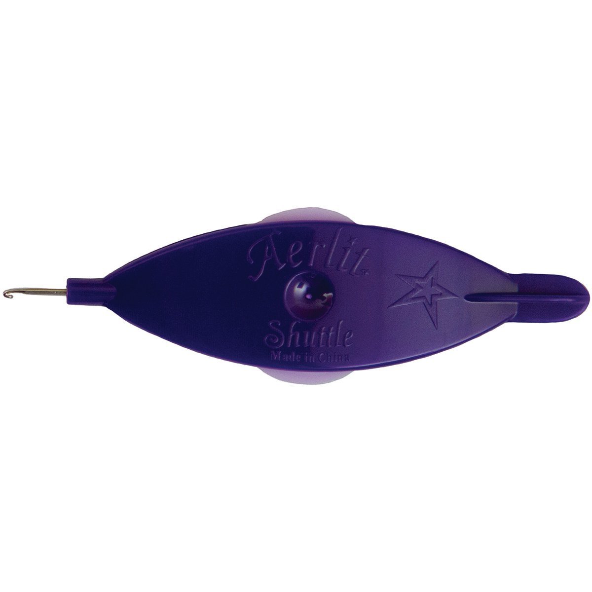 Handy Hands Aerlit Tatting Shuttle with 2 bobbins SHH432, Purple Lilac