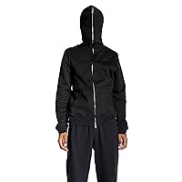 Hoodies for Men Pullover Hoodies Sweatshirt Men's Hoodie 330g Plus Fleece Full Zip Off Shoulder Solid Color