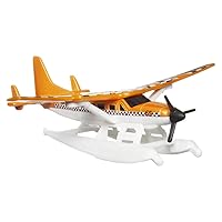 Matchbox Collectible Die-Cast Metal Sky Busters ~ Inspired by Cessna Caravan - HVM45 ~ Orange, Black White and Black Airplane ~ Island Taxi ~ Includes Playmat