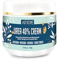 Urea 40% Foot Cream,Foot Cream for Cracked Heels and Dry Skin,Natural Moisturizes Nourishes for Dry and Rough Skin. 5.29OZ