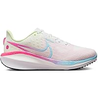 Vomero 17 Women's Road Running Shoes (FZ3974-686, Pink Foam/White/Barely Volt/Multi-Color) Size 8