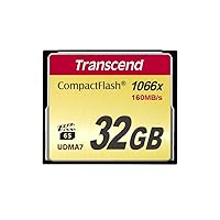 Transcend 32GB CompactFlash Memory Card 1000x (TS32GCF1000)