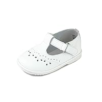 Birdie Leather T-Strap Stitched Mary Jane | Baby Shoes