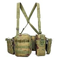 Outdoor Sports Gear Airsoft Camouflage Equipment Hunting Shooting Tactical Molle Belt with Pouches