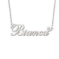 Custom Personalized Heart Name Necklace Stainless Steel Jewelry Gold Silver Color for Women 16