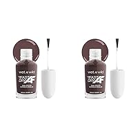 Fast Dry AF Nail Polish Color, Fall Reddish Brown Get Stone | Quick Drying - 40 Seconds | Long Lasting - 5 Days, Shine (Pack of 2)