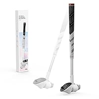 VR Golf Club Attachment Compatible with Meta/Oculus Quest 3 | Premium Rubber Golf Grips Enhance Golf +, Golf-5 VR Golf Games Traction and Feedback, Not Obstruct Tracking Sensor Adapter Design