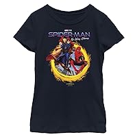 Marvel Spider-Man No Way Home Made Up Names Girl's Solid Crew Tee