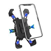 Bike Phone Mount, The Best Cell Phone Holder for Any Android iPhone, Bicycle Accessories for Adult and Kid Bikes Adjustable for Different Handlebar