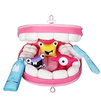 Cute for Creative Baby Learn Brush Teeth Plush Child Teeth Toys Set Pretend for