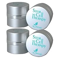 Stem Cell Therapy by BioLogic Solutions Grow Smooth Supple Firm New Skin (Set Of 2 Jars)